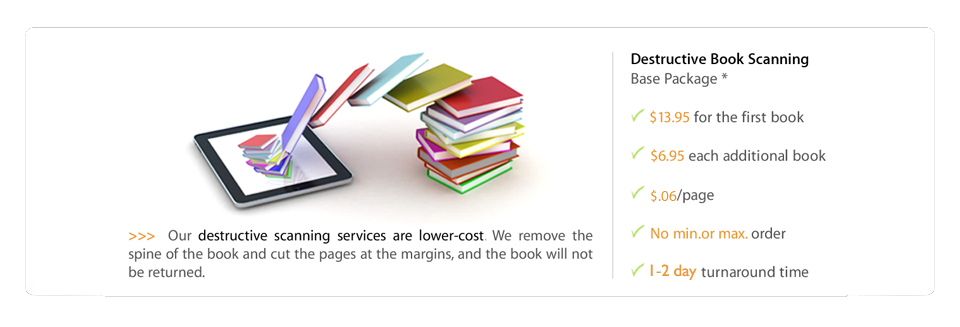 Book We For Consumers | Non-Destructive Scanning Services, Scanning Book