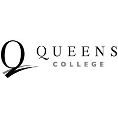 Queens College logo featuring a stylized letter "Q" and the text "QUEENS COLLEGE." Represents the institution's identity and branding.